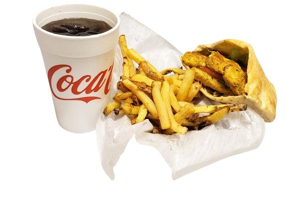 Sandwich Combo at Sam's Kabab Gyro