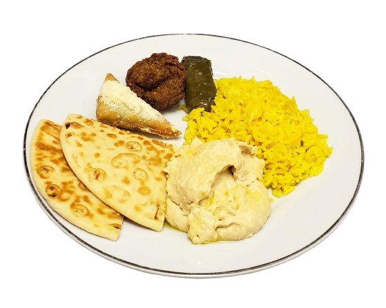 Veggie Sampler at Sam's Kabab Gyro